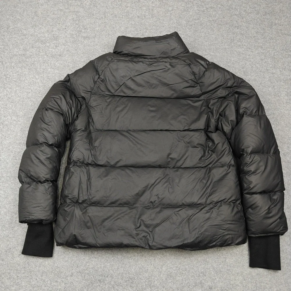 Pendleton Jacket Mens Medium Black Down Puffer Insulated Full Zip Pockets Lined